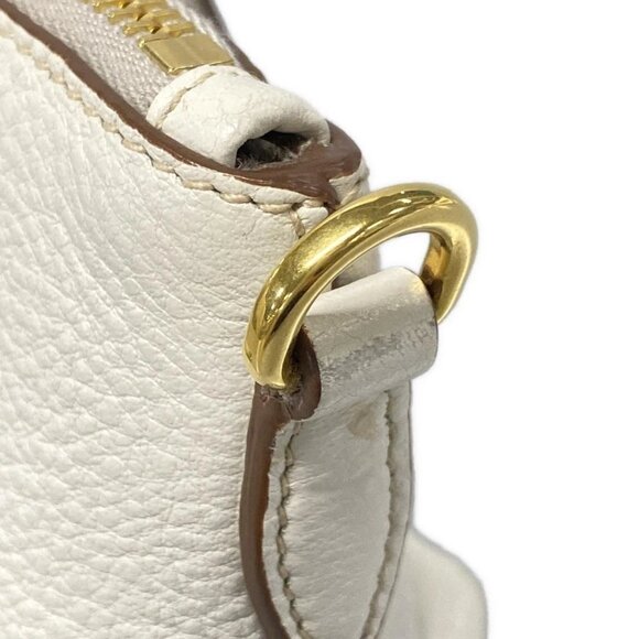 PRADA White Leather Handbag 849-081725 - Picture 6 of 14